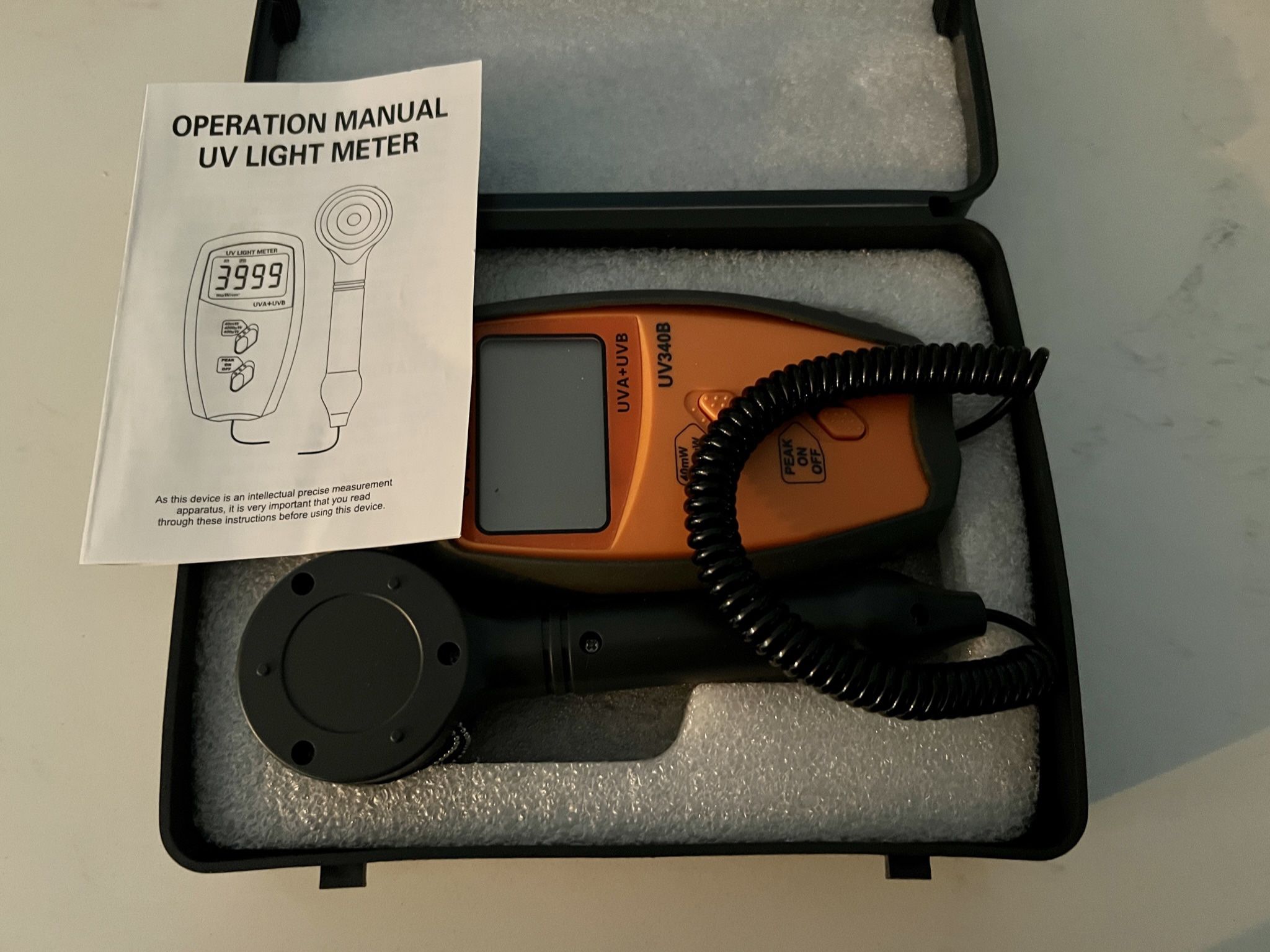Like New UV Light Meter
