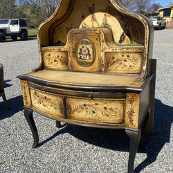 French writing desk buffet sideboard credenza hutch display