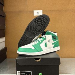 14 - Air Jordan 1 Mid Lucky Green