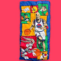 Space jams, vintage sleeping bag