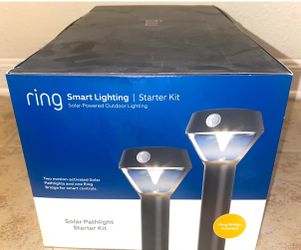 Ring Solar Outdoor Pathlight Smart Ring Bridge Included