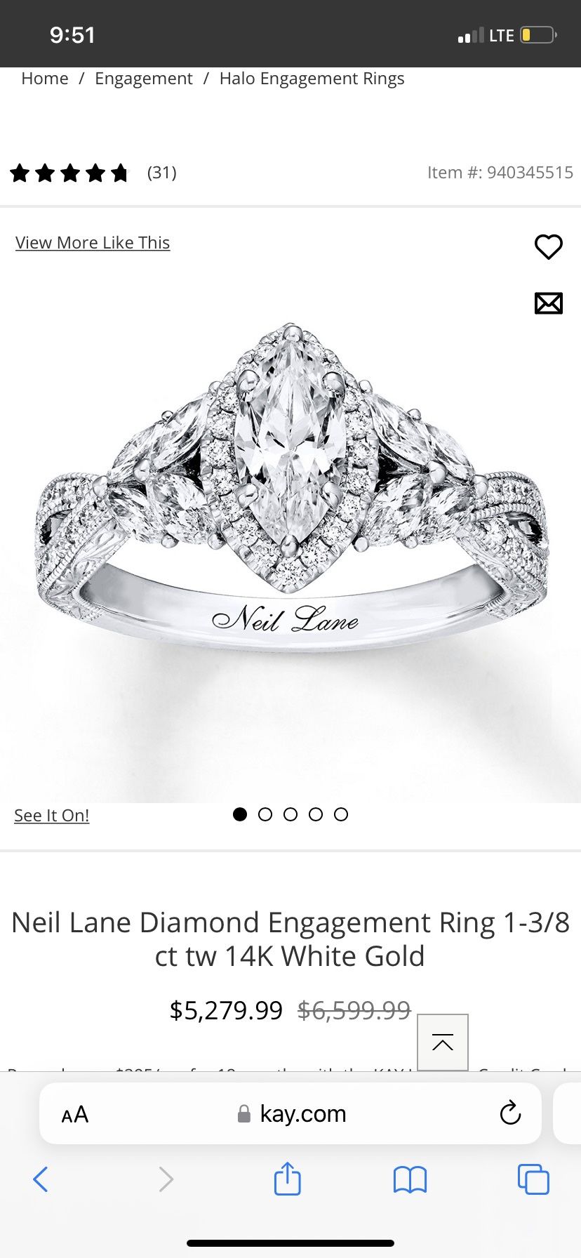 Neil Lane Engagement Ring Details And Original Price Are In One Of The Pictures