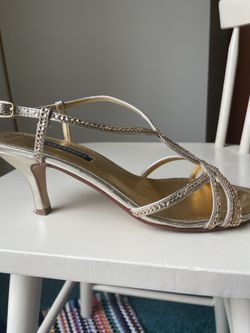 Gold Strappy Sandals