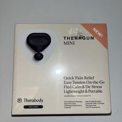 Therabody Theragun mini (2nd Gen) Bluetooth Portable Massage Gun - Black - NEW