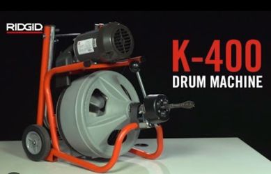 Drained drum machine snake