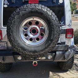 Jeep JK LOD Door Linked Rear Bumper With Tire Carrier