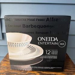 Stoneware dinner set