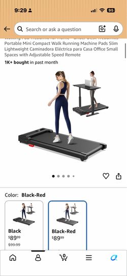 Walking Pad Treadmill for Home - Under Desk Treadmills Portable Mini Compact Walk Running Machine Pads Slim Lightweight Caminadora Eléctrica para Casa