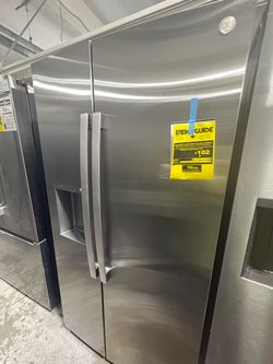 GE Stainless Steel Side-by-Side Refrigerator
