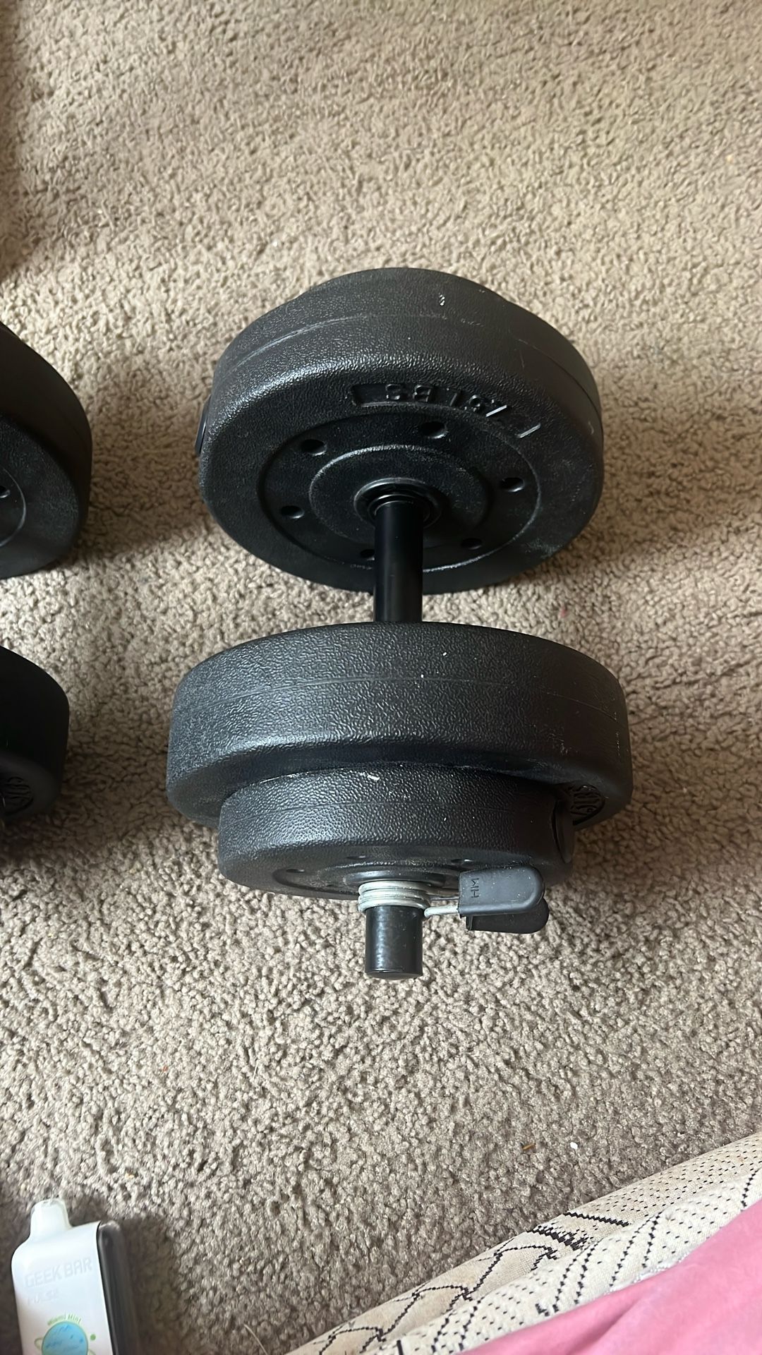 Go Fit All-Purpose Weights, 40 Lbs, Black