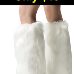 Faux Fur Fluffy Leg Warmers