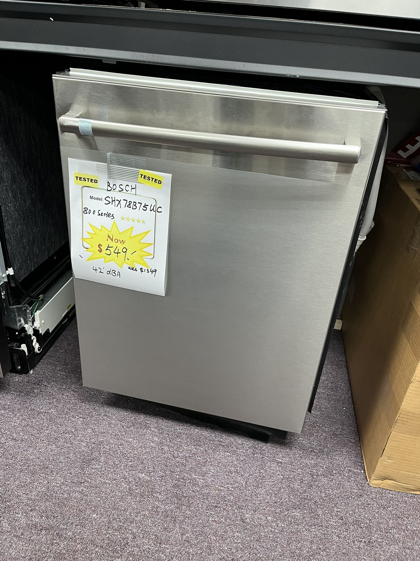 Dishwasher, Bosch New With Manufacturer Warranty