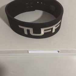 TUFF Weightlifting Belt Genuine Leather Back Support Lever lock clasp 4