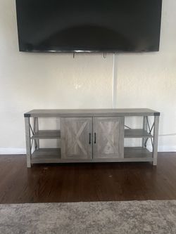 Tv Console Table With Shelves And Doors