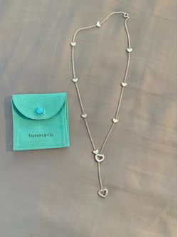 Tiffany & Co. open heart necklace