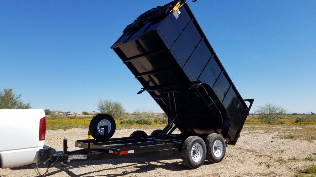 Custom dump trailer landscape trailer for Sale in Glendale, AZ - OfferUp