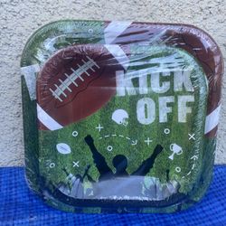 Football Theme Party Plates 40 Pcs 