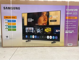 Brand New 2025 Samsung 65" Crystal UHD Smart TV (U8000F) - Factory Sealed