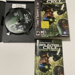 Tom Clancy's Splinter Cell: Chaos Theory Jewel Case (PC, 2008)