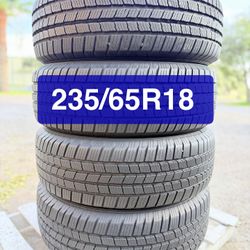 ⚠️‼️ Sale 235/65R18 MICHELIN SET SEMI NUEVAS $300 CASH ⚠️‼️