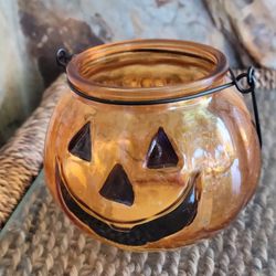 Pumpkin Candle Holder