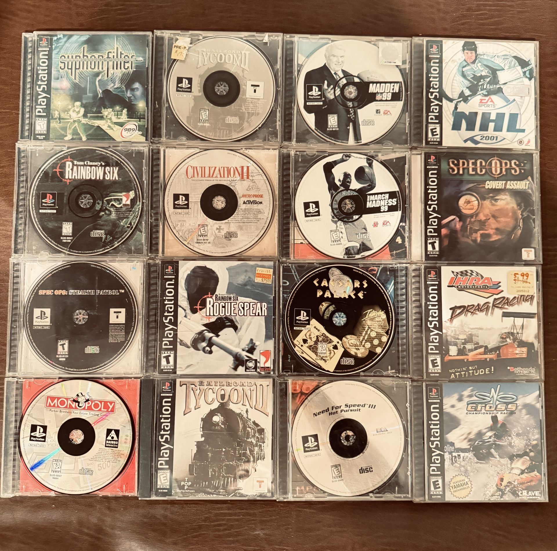 PlayStation 1 Games ( $5 each )