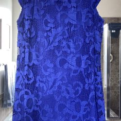 Royal Blue Lace Dress