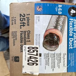 4” Flexible Insulated 6R Pipe (17 ft )