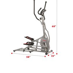 Sunny Health & Fitness Magnetic Elliptical Trainer Machine .