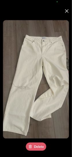 Jeans Straight-Leg distressed