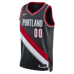 Nike Scoot Henderson Blazers Icon Swingman Jersey Youth L 14/16 New
