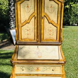 Secretary Desk Hutch Cabinet 
