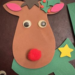6 - Reindeer Foam Kid Craft Kits 