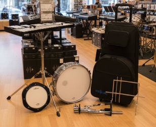 Majestic AK1432DP Bell/Snare Educational Kit with Rolling Bag READ Does not include drum sticks