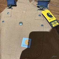 Carhartt Duck Bib Overall Kids Size 10
