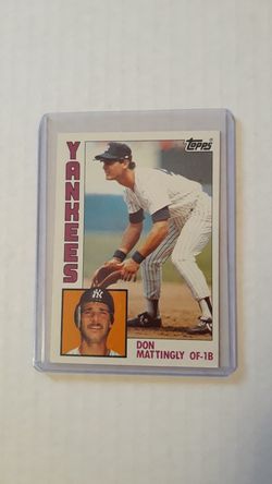 1984 Topps Don Mattingly RC.