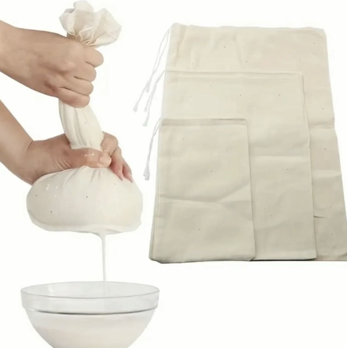 Reusable Fabric Cheese Cloths