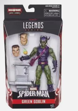 Original Hasbro Marvel Legends Series SPIDER-MAN GREEN GOBLIN  sandman baf wave