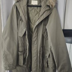 Aeropostale Olive Parka XL
