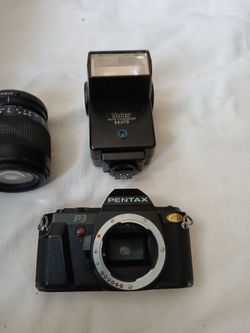 Pentax 3 camera with accessories  $100