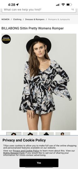 Billabong Romper Medium