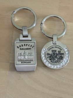 Key Rings From Hungry- New - Set Of 2