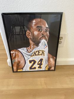 Koby Bryant Framed Painting 16x20