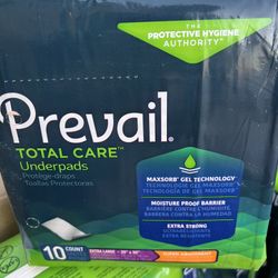 Prevail Total Care Underpads