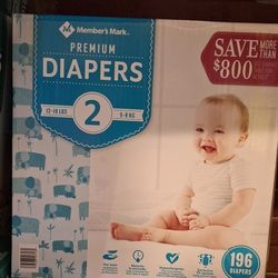Members Mark Diapers Size 2 