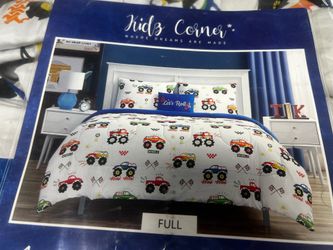 FULL SIZE CARS COMFORTER WITH SHAMS