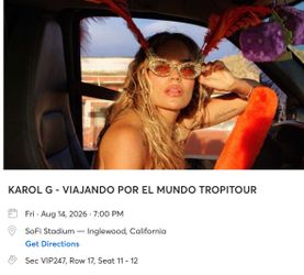 Karol G - Viajando Por El Mundo TropiTour
