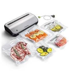 FoodSaver Preserve Vacuum Sealer 14-Piece Starter Kit with Vacuum Seal Roll and Bags