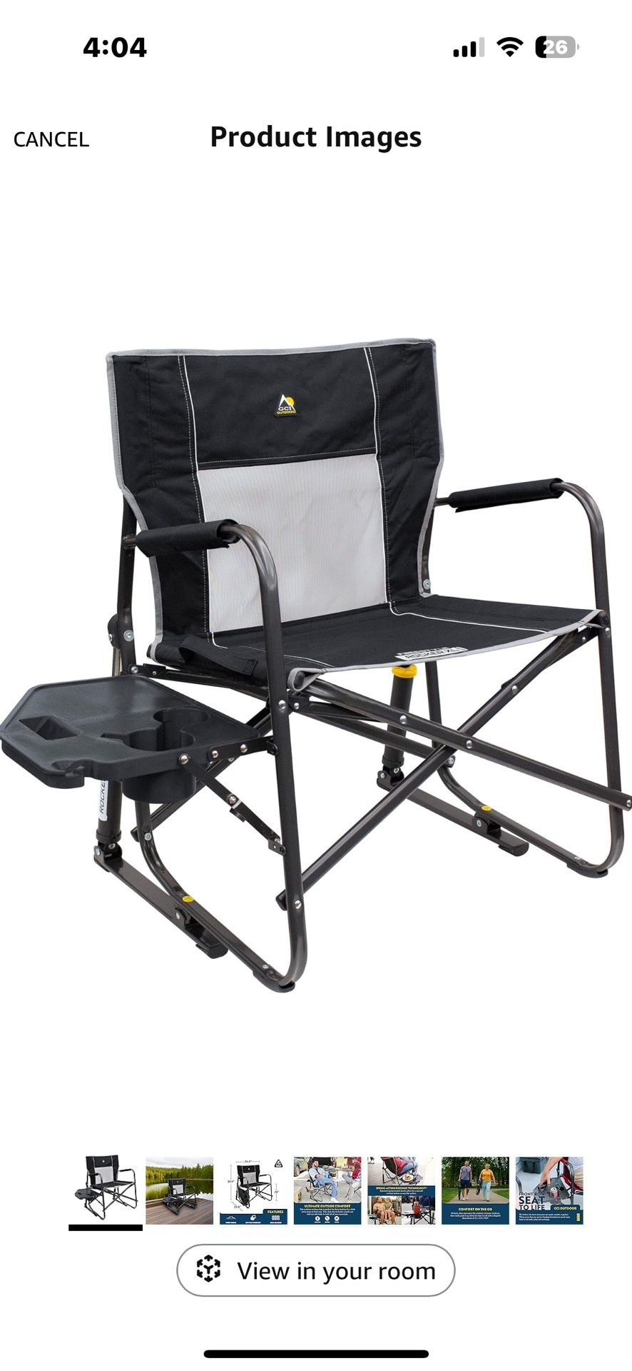 Brand New Rocking Folding Chair