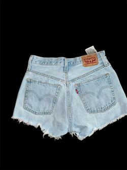 Levi's 501 denim shorts #denimshorts Size 25  Light denim In good condition